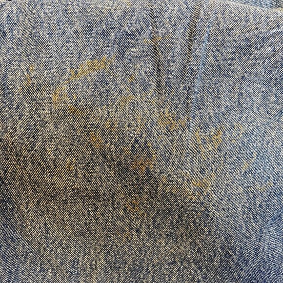 Carhartt Mens Carpenter Pants 42x36 Loose Original Fit Denim Enormous Distressed - Picture 10 of 11